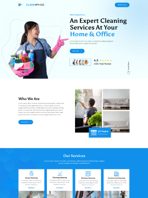 Webbdesign för städbolag