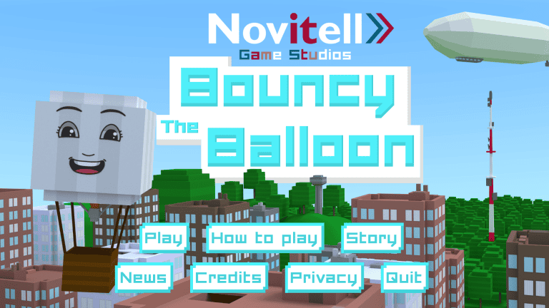 Bouncy the Balloon - androidspel från Novitell Game Studios.