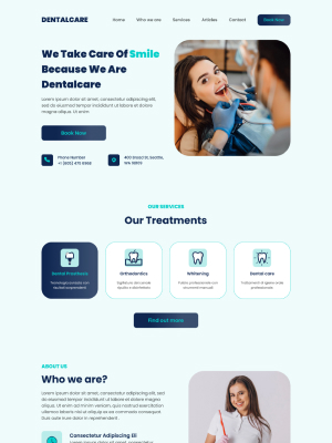 Webbdesign för tandläkare